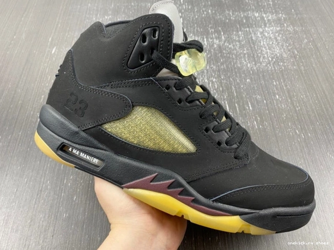 Cheap FD1330-001 Black 5 A Maniere Ma x Air Jordan 0807